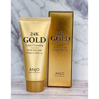 Sữa rửa mặt gold 24k anjo hàn quốc, quynh vy cosmetics - hue