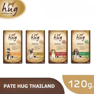 Pate cho chó hug dạng gói 120gr