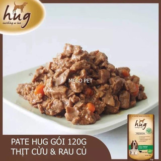 Pate Cho Chó Hug Dạng Gói 120Gr