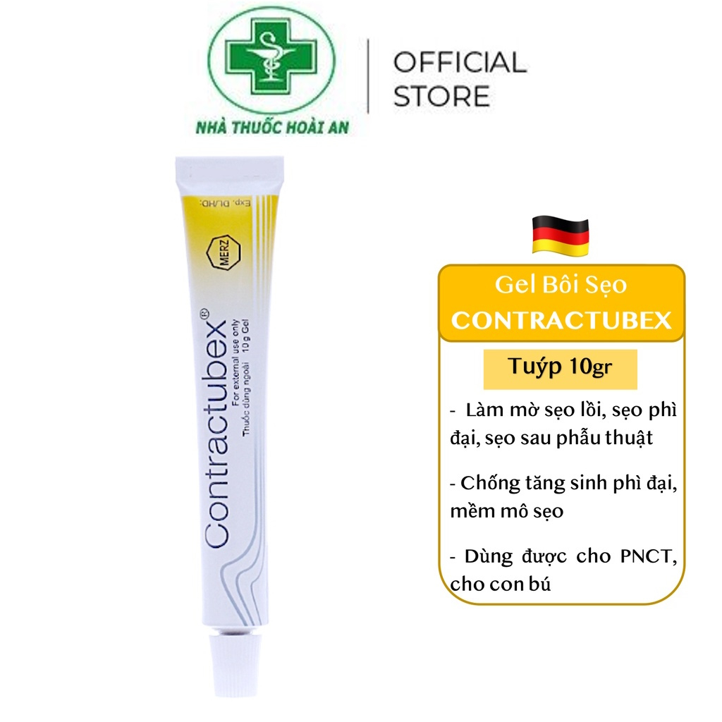 KEM NGĂN NGỪA VÀ GIẢM SẸO CONTRACTUBEX 10g