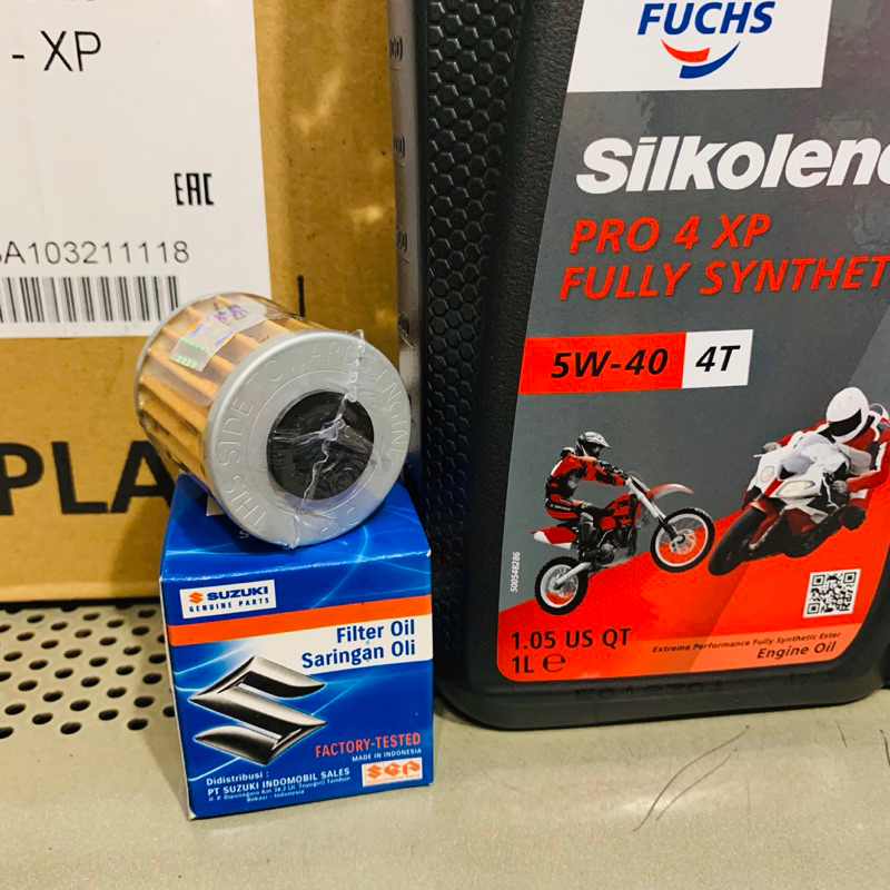 Nhớt Tổng Hợp Toàn Phần Gốc Ester Fuchs Silkolene Pro 4 5w40 - Made in UK Mẫu Tem Xuất Châu Á