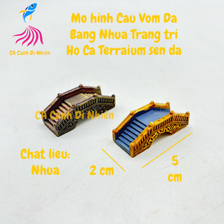 Mô Hình Cầu VÒM đá mini bằng nhựa trang trí tiểu cảnh hồ cá Terrarium sen đá
