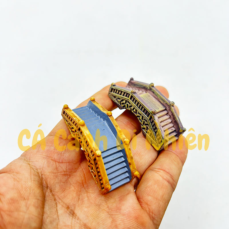 Mô Hình Cầu VÒM đá mini bằng nhựa trang trí tiểu cảnh hồ cá Terrarium sen đá