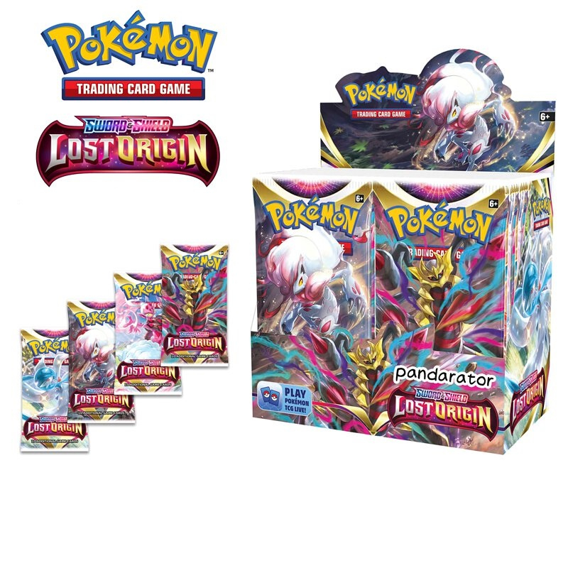 🌟GIÁ SỐC🌟 Hộp Bài Pokemon 36 Gói 360 Thẻ Silver Tempest Lost Origin 36 Pack Booster Box