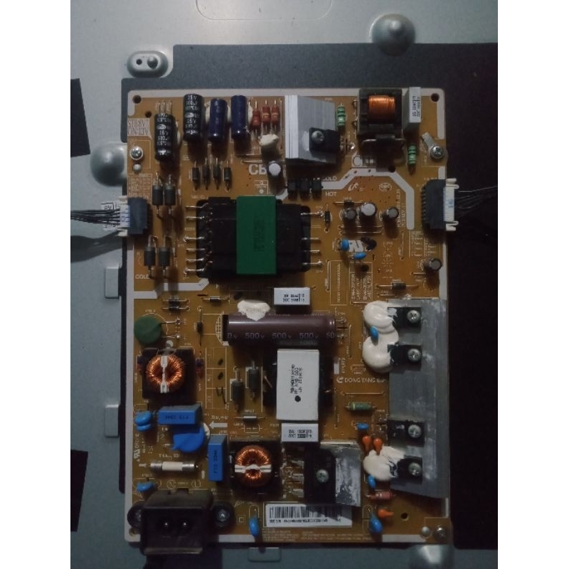 Bo điều khiển, bo nguồn, bo tcon, bo wifi, mắt nhận, cáp panel, cặp loa tivi Samsung UA48J5500AK bóc máy