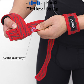 Dây kéo lưng tập gym lifting straps aolikes a-7635