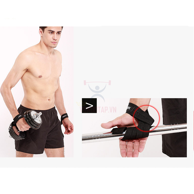 Dây Kéo Lưng Tập Gym Lifting Straps AOLIKES A-7635