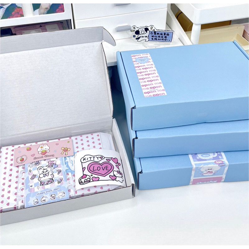 Hộp carton nắp gập gói hàng size 20x13x3cm
