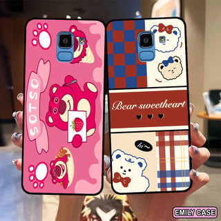 Ốp lưng samsung j6 2018 / j6 plus / j6+ in hình gấu hồng lotso, mèo cute, doremon rẻ đẹp