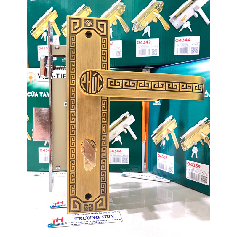 Hoả tốc - HCM 0918482650 Khoá cửa phòng Việt Tiệp - 04338 - Bảo hành 2 năm