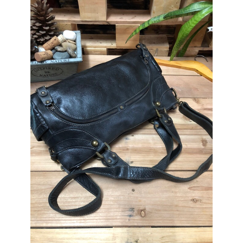 Túi 2hand Vintage da mộc hiệu Ensoen