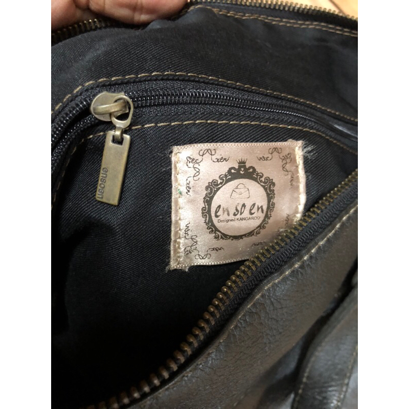 Túi 2hand Vintage da mộc hiệu Ensoen