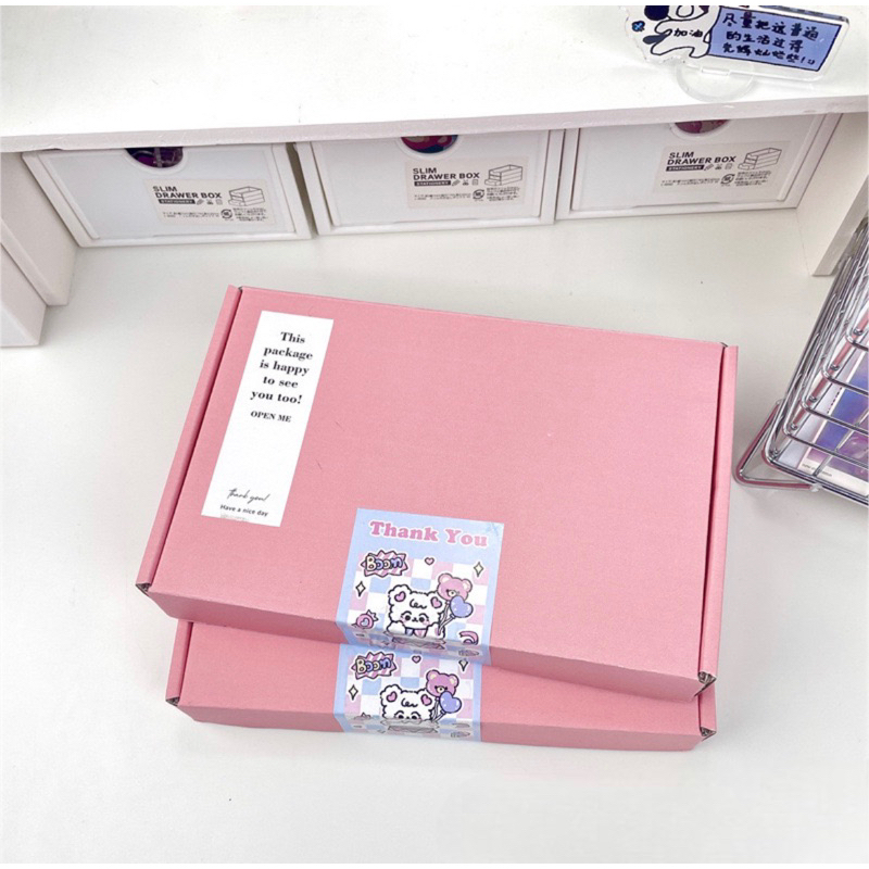 Hộp carton nắp gập gói hàng size 20x13x3cm