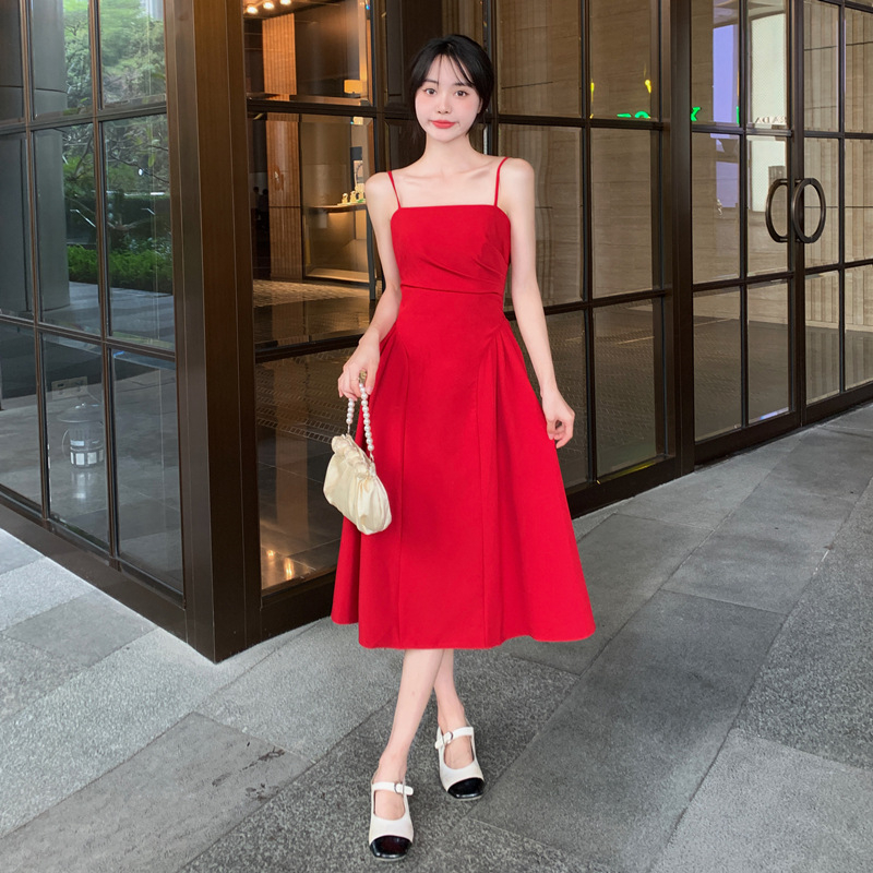 Váy/ Đầm Maxi Hai Dây Chéo Hở Lưng Quyến Rũ ♥️ Váy maxi có đệm ngực - Linh Chip Shop