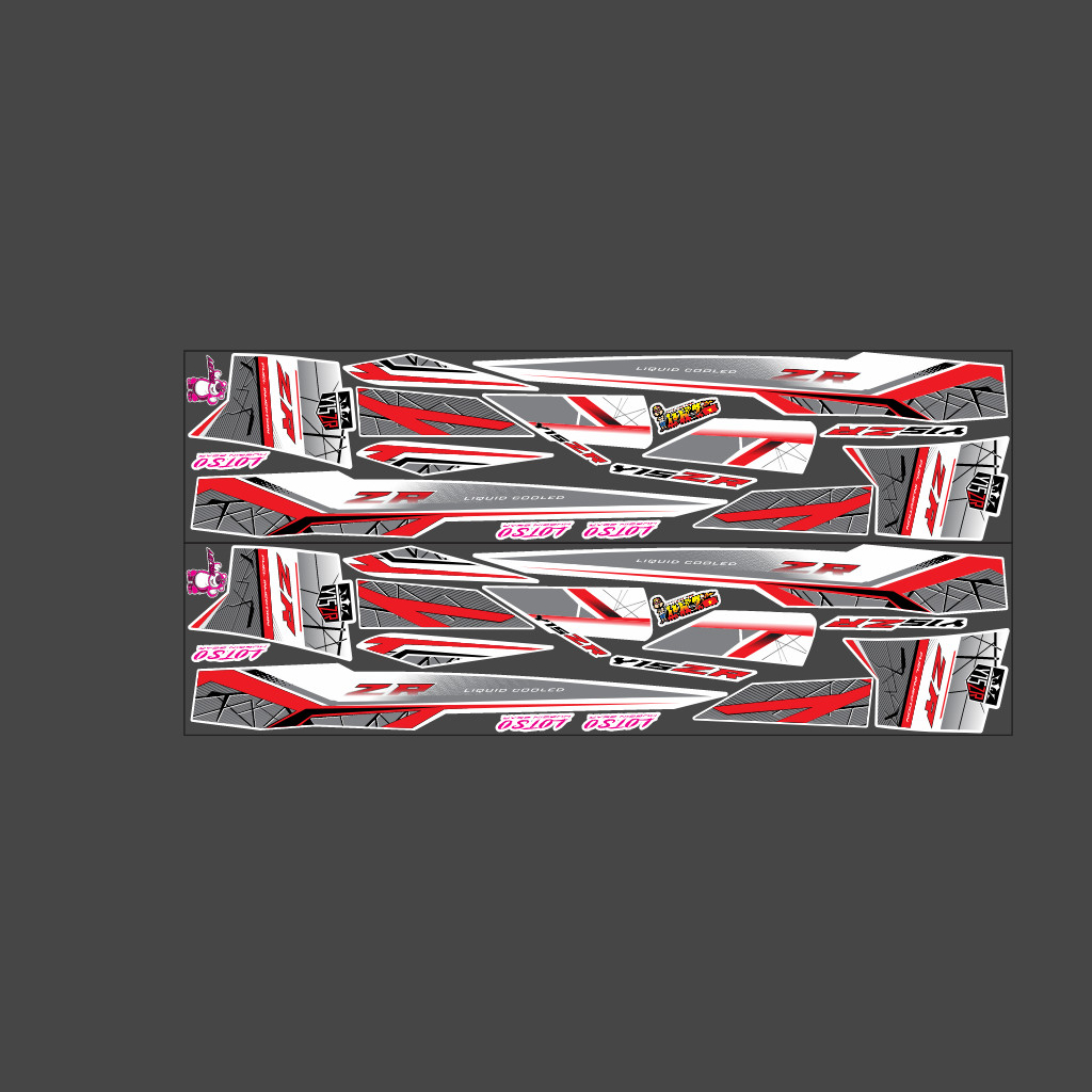 Tem rời y15zr dán xe máy sirius