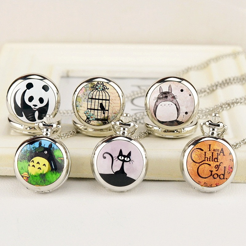 Đồng hồ trẻ em hình quả quýt Miyazaki Totoro Series Hoạt Hình Anime- dành cho bé trai và bé gái