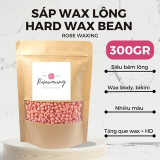 300g sáp wax nóng hard wax beans tặng que wax tiệt trùng
