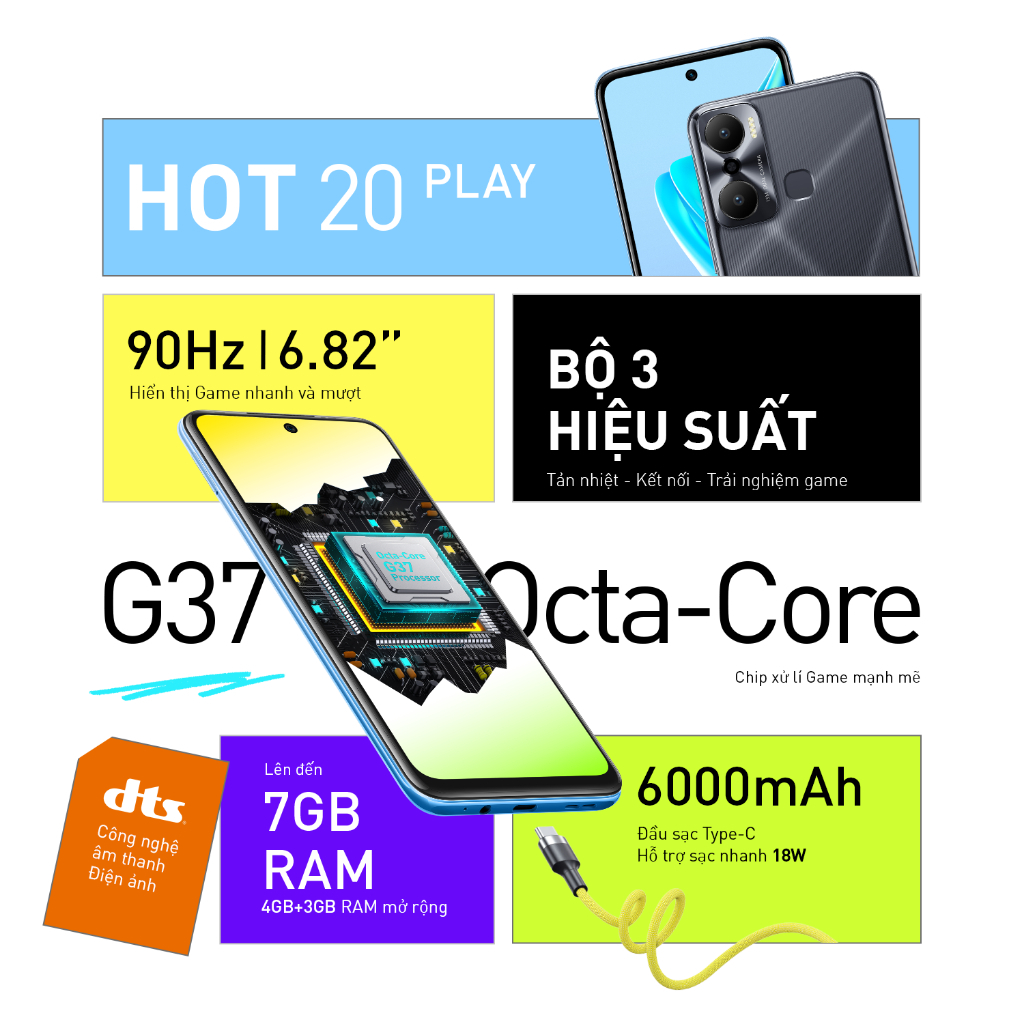 Điện thoại Infinix Hot 20 Play