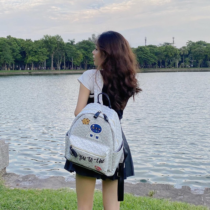 Balo Edmond Masion QSN Tặng Kèm móc khoá ngựa