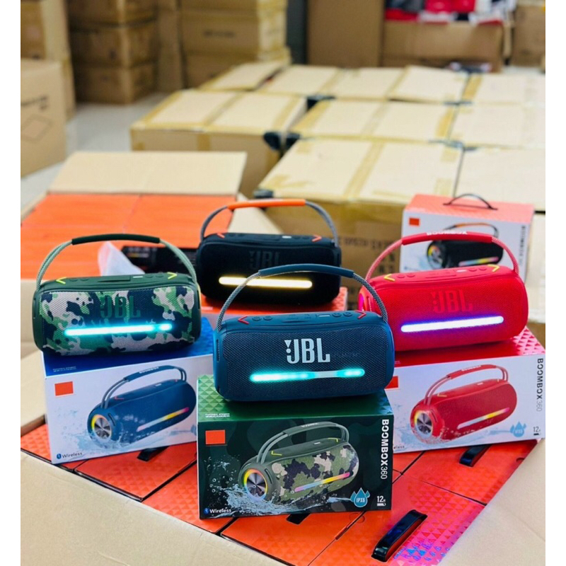 Loa Nghe Nhạc  Bluetooth JBL BOOMBOX 360 Đèn LED Loa Blutooth Di Động Không Dây Mini