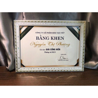 Khung bằng khen,giấy khen A4 trắng trám giá rẻ