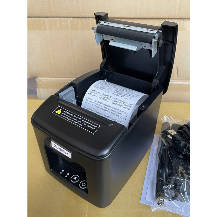 Máy in hóa đơn Xprinter Q80C khổ giấy K80, in hoá đơn trên máy tính
