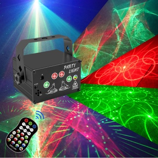 Đèn laser hiệu ứng 3D trang trí phòng karaoke sân khâu, đèn bay phòng cảm biến theo nhạc | BigBuy360 - bigbuy360.vn