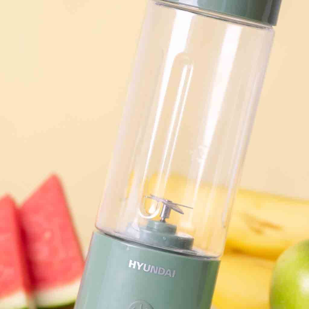 Máy Xay Sinh Tố Cầm Tay Mini HYUNDAI - Máy Xay Đa Năng Sạc Tích Điện 4 Lưỡi