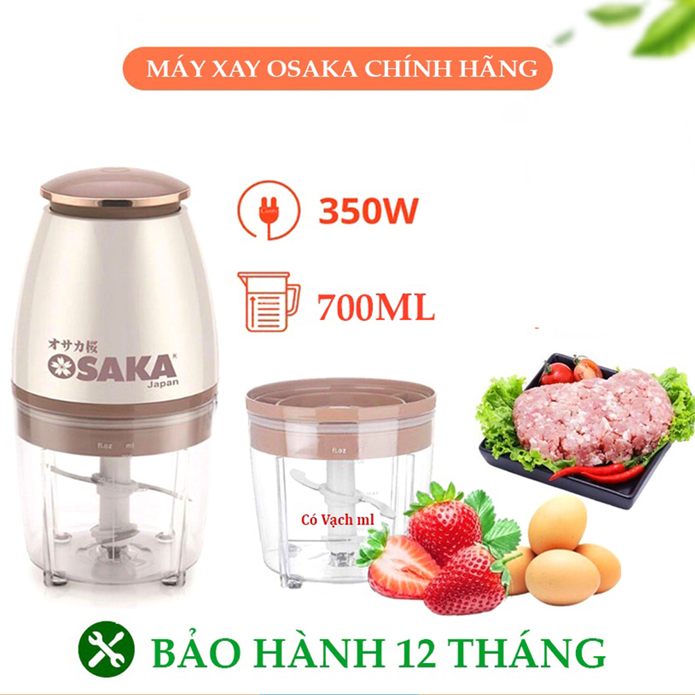 Máy Xay Đa Năng Osaka Japan - Máy Xay Sinh Tố, Thịt Cao Cấp , Lưỡi Dao Lớn