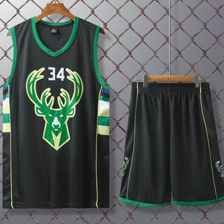 Áo bóng rổ Milwaukee Bucks - Mùa giải mới nhất - Bộ quần áo bóng rổ thi đấu SIEU HOT