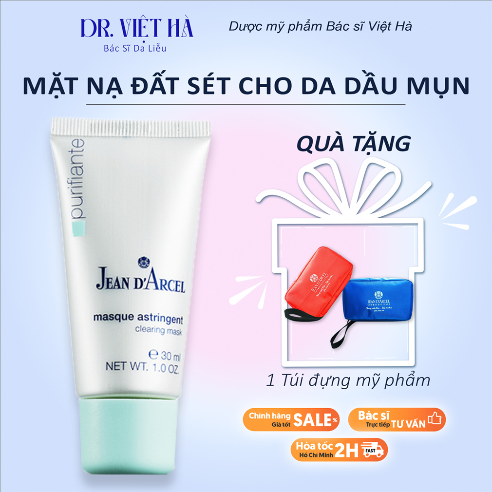 Mặt nạ đất sét Jean D’Arcel cho da dầu mụn 30 ML