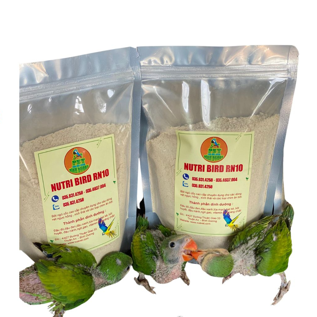 Bột ngũ cốc Nutri Bird RN10 dinh dưỡng chuyên cho vẹt ( 600gram )