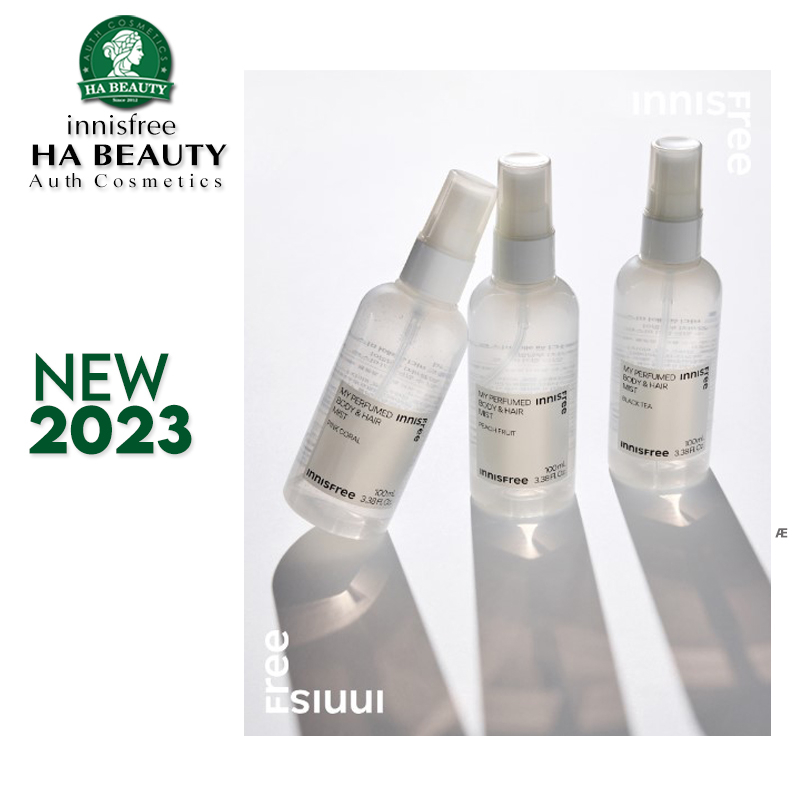 Xịt thơm toàn thân innisfree My Perfumed Body and Hair Mist 100 ml