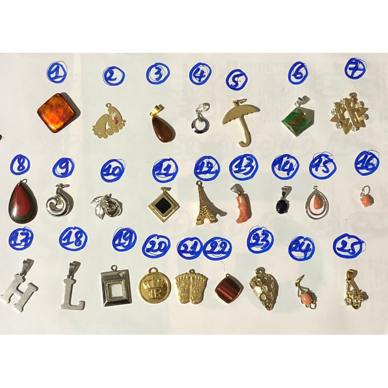 Trang sức si nhật.MẶT DÂY CHUYỀN NHIỀU MẪU đồng giá 10k ms C10