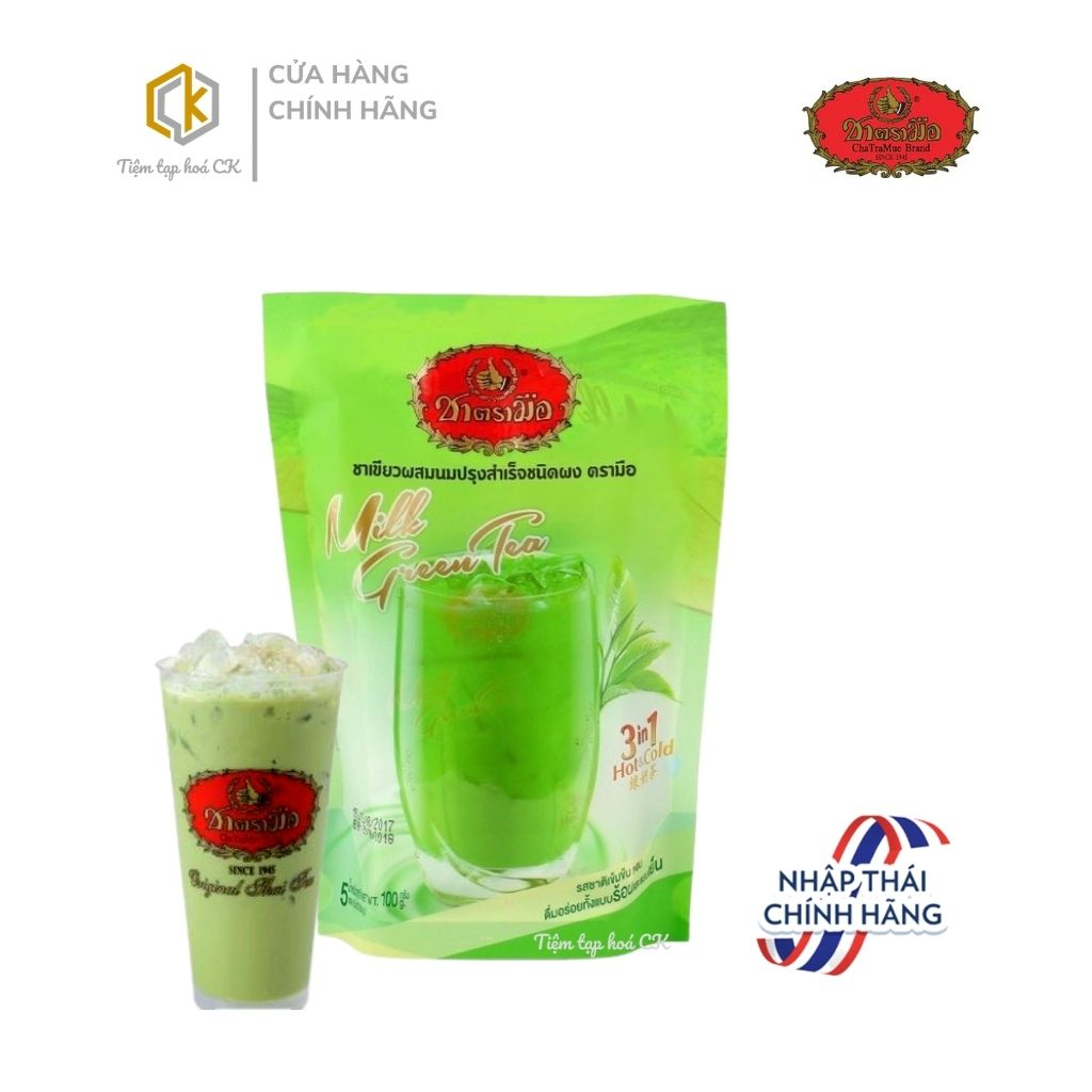 Trà sữa thái xanh ChaTraMue Thái Lan bịch 100g