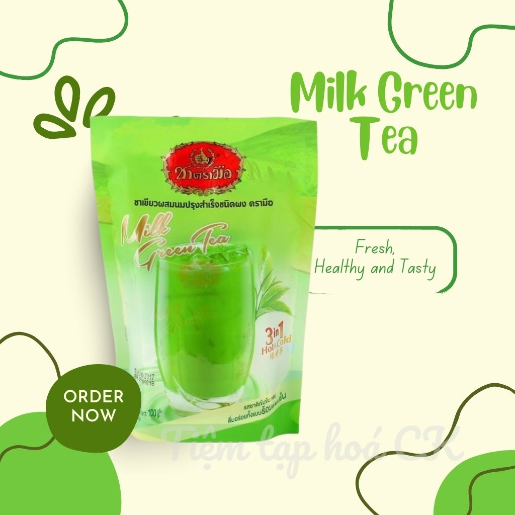 Trà sữa thái xanh ChaTraMue Thái Lan bịch 100g