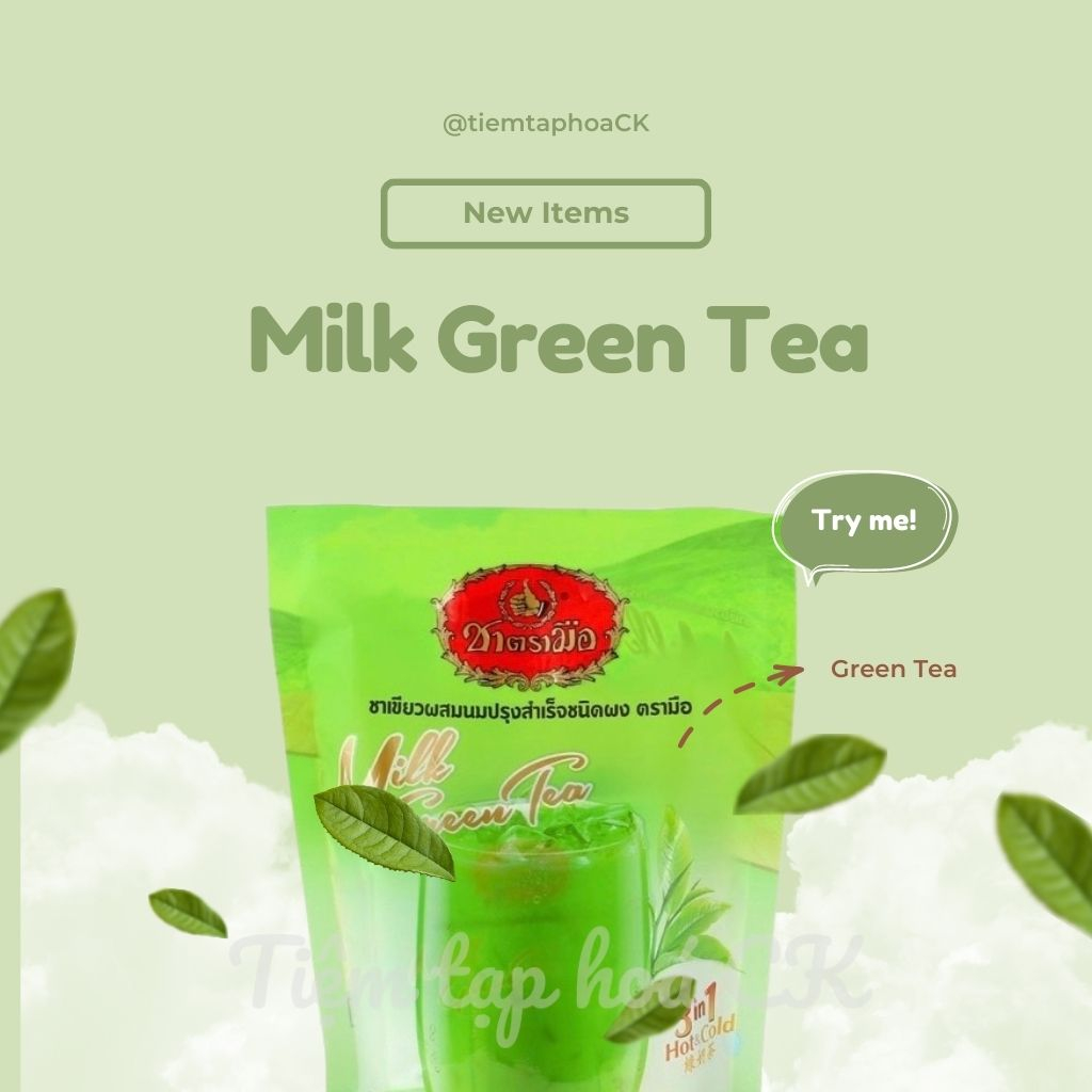 Trà sữa thái xanh ChaTraMue Thái Lan bịch 100g