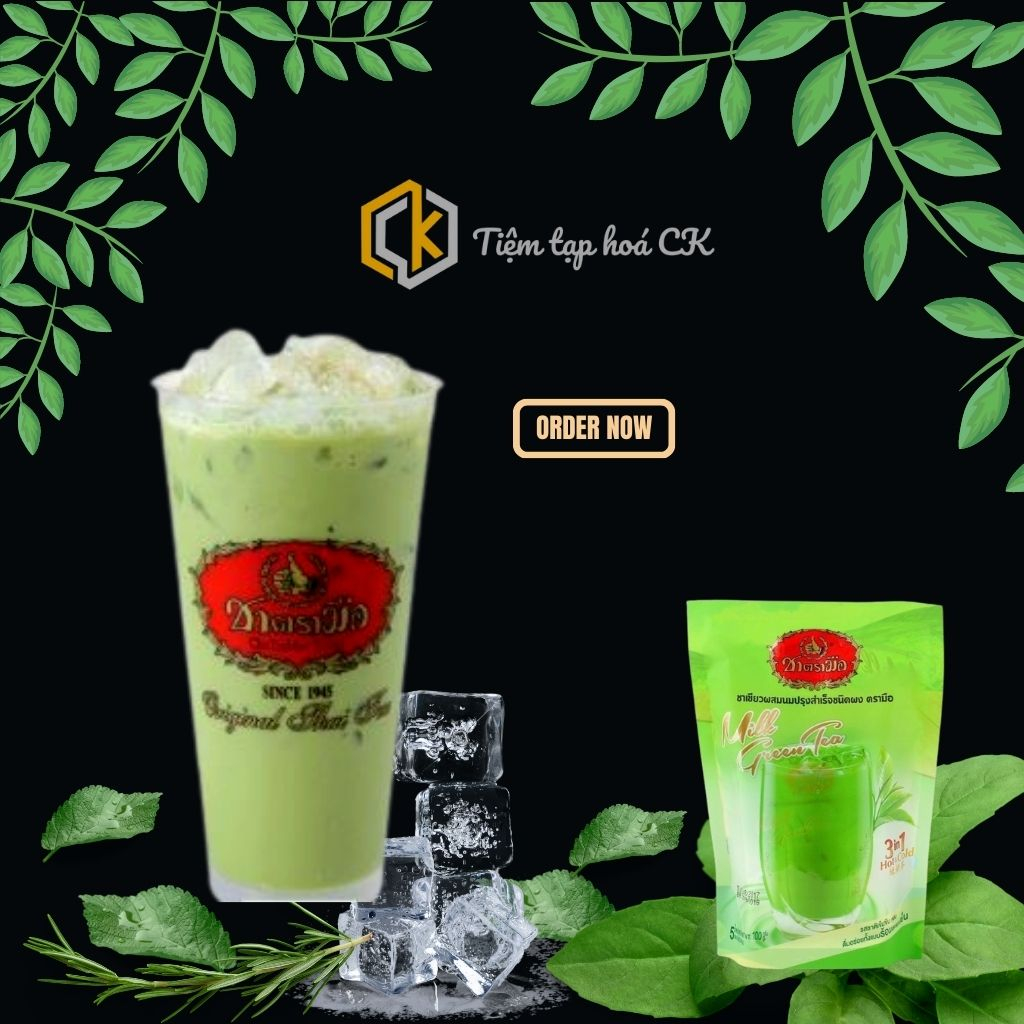 Trà sữa thái xanh ChaTraMue Thái Lan bịch 100g