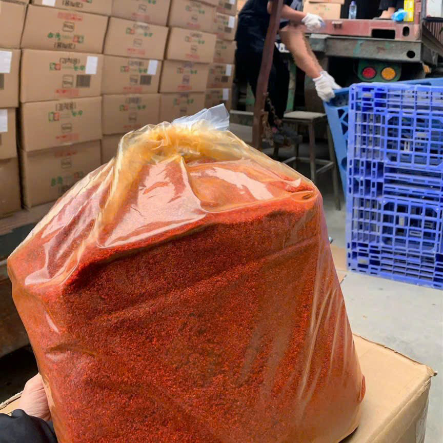 Ớt Bột Vảy Cánh Hàn Quốc Làm Kim Chi CHACKHAN - Bột ớt túi 10 kg
