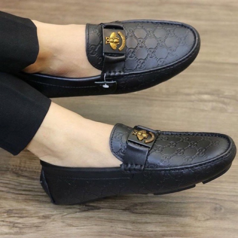 Giầy lười lờ vê mọi dây xanh nam