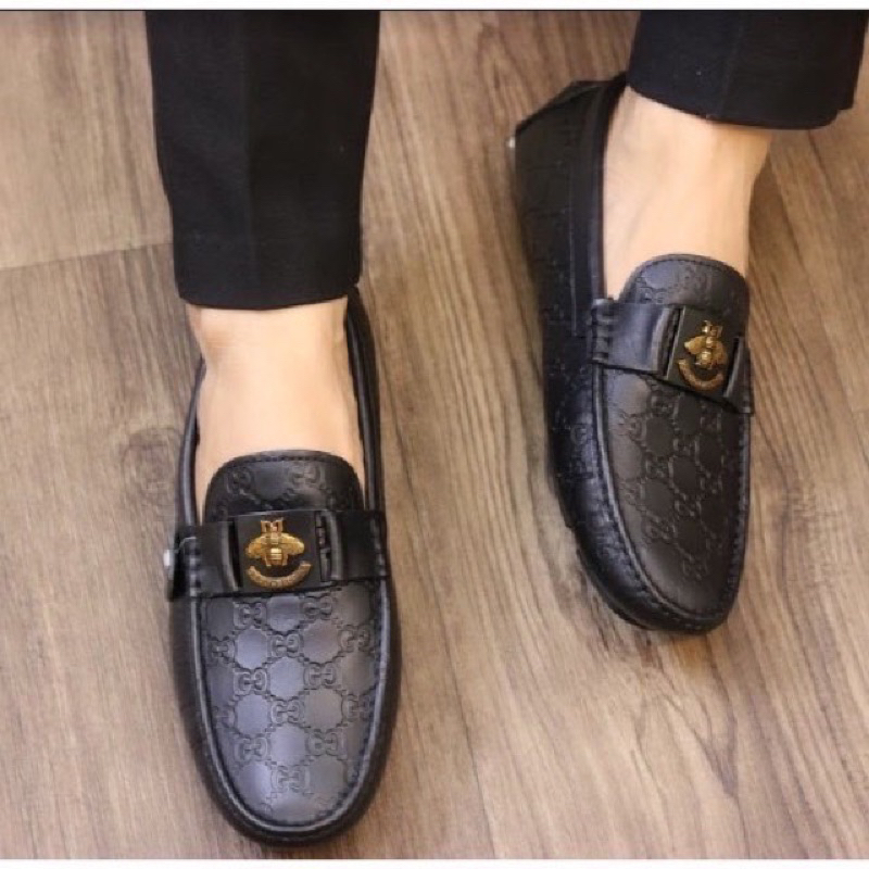 Giầy lười lờ vê mọi dây xanh nam