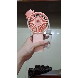 Quạt phun sương sạc pin mini cầm tay