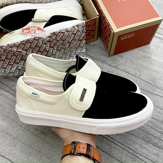 GIÀY VANS _FEAR _OF _GOF FOG SLIPON TRẮNG ĐEN MỚI NHẤT 2022.