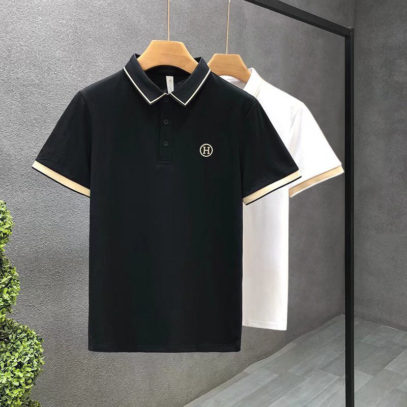 Áo polo nam Hachi áo thun có cổ thêu chữ H-LV Store