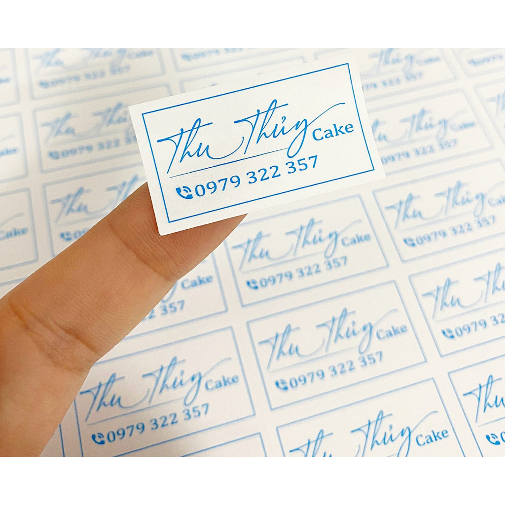 Tag cài, Tem dán bánh sinh nhật, tag cài trang trí bánh sinh nhật 2x5cm