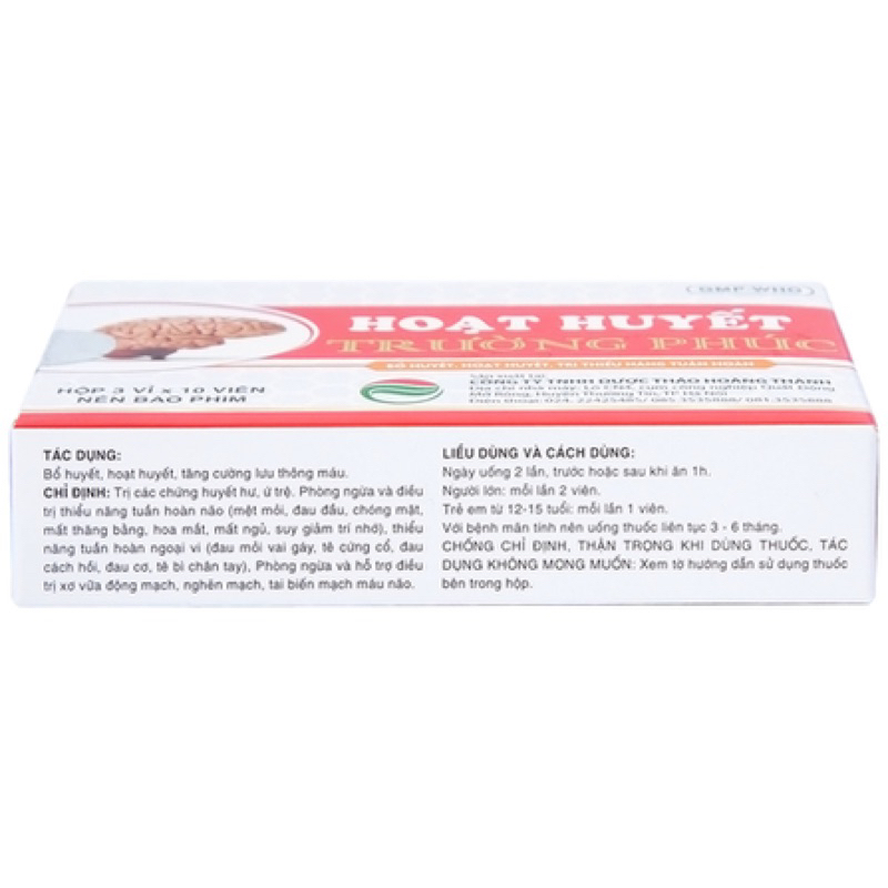 Hoạt Huyết Trường Phúc