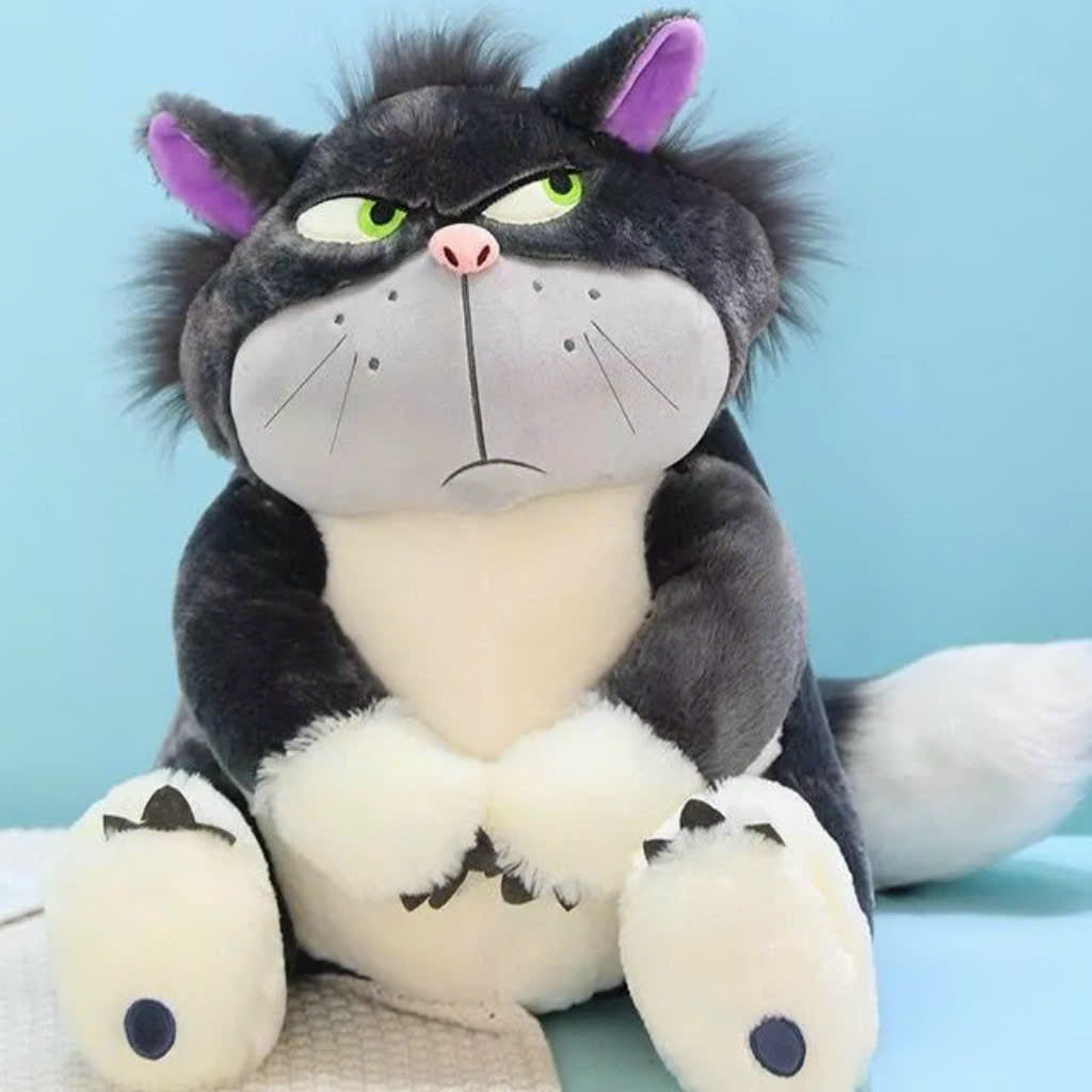 Gấu bông hình mèo hoạt hình Cinderella Lucifer - Mèo Disney Mặt Quạu Quà Tặng Cao Cấp Gấu Bông Unishop