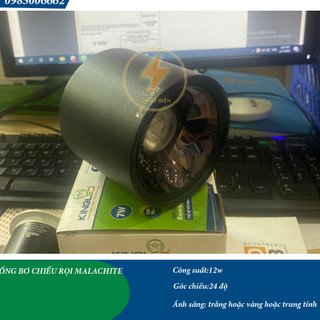 Đèn ống bơ chiếu rọi malachite kingled 12w
