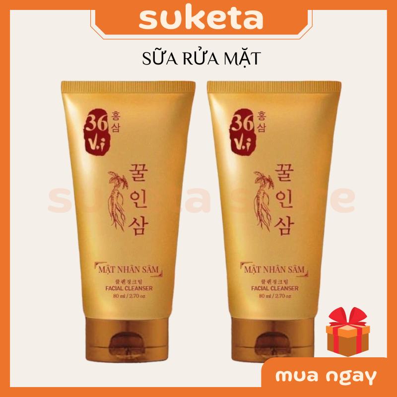 sữa rửa mặt trắng da cho da dầu mụn nhạy cảm khô nữ chính hãng sữa rửa mặt nhân sâm 36 vị giúp ngừa giảm mụn dưỡng ẩm