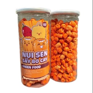 [Combo khô gà+ nui sen 80k] Nui sen sấy bơ cay 300gr giòn rộp rộp, càng ăn càng cuốn.